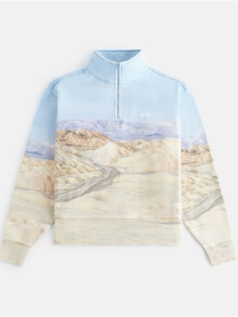Kith Women Desert Landscape Set Hunter Quarter Zip + Shorts Spring 2024 XS